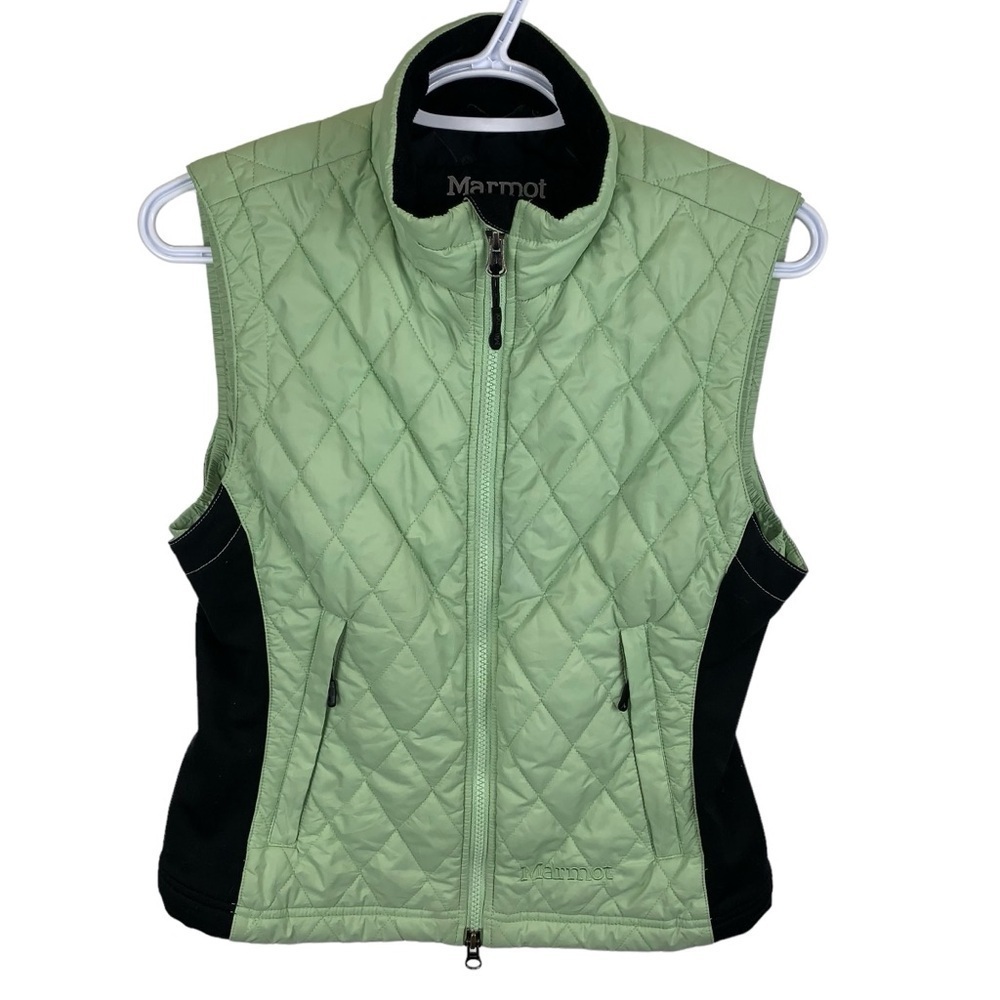 Marmot sz S Lime Green Kitzbuhel Quilted Insulated Women's Athletic Vest